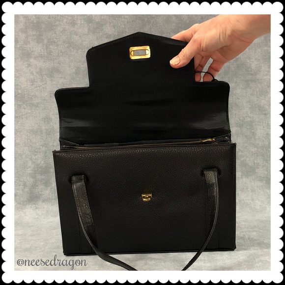 Vintage Sears Leather Satchel - Picture 4 of 7